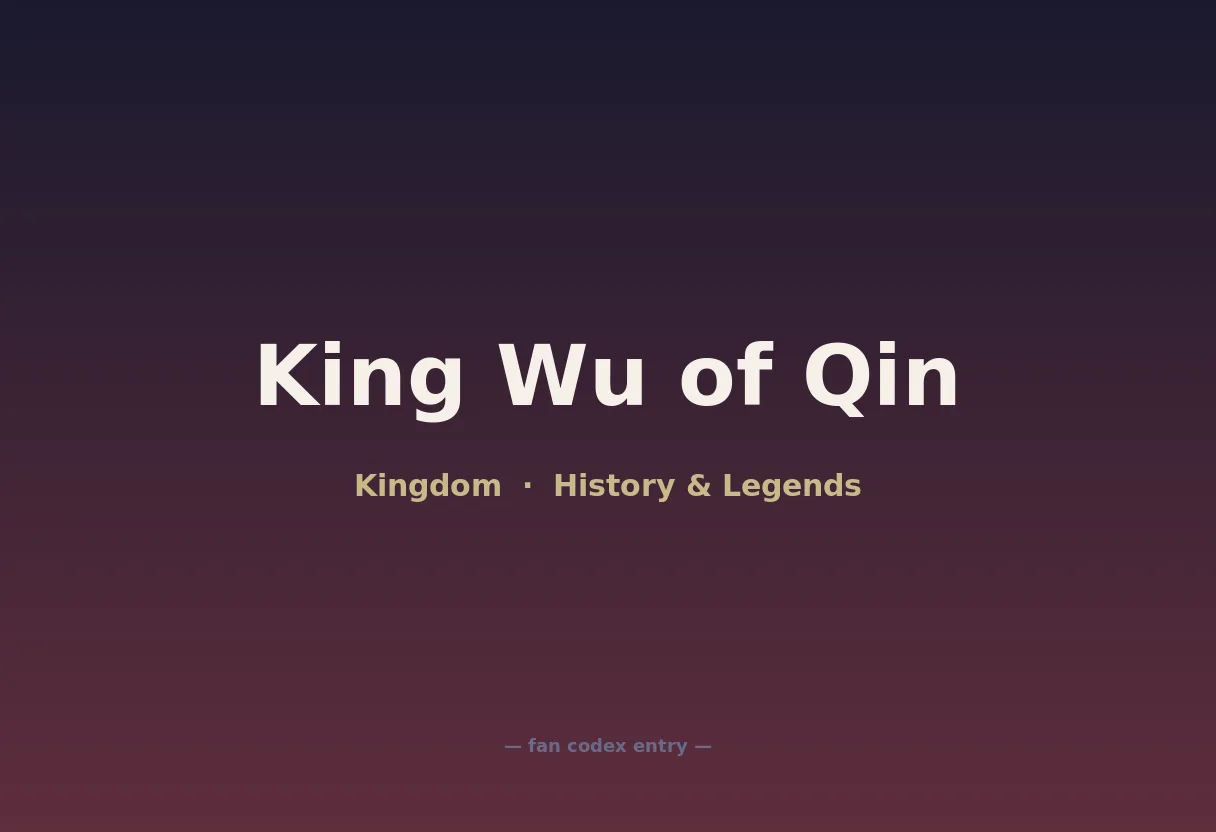 King Wu of Qin