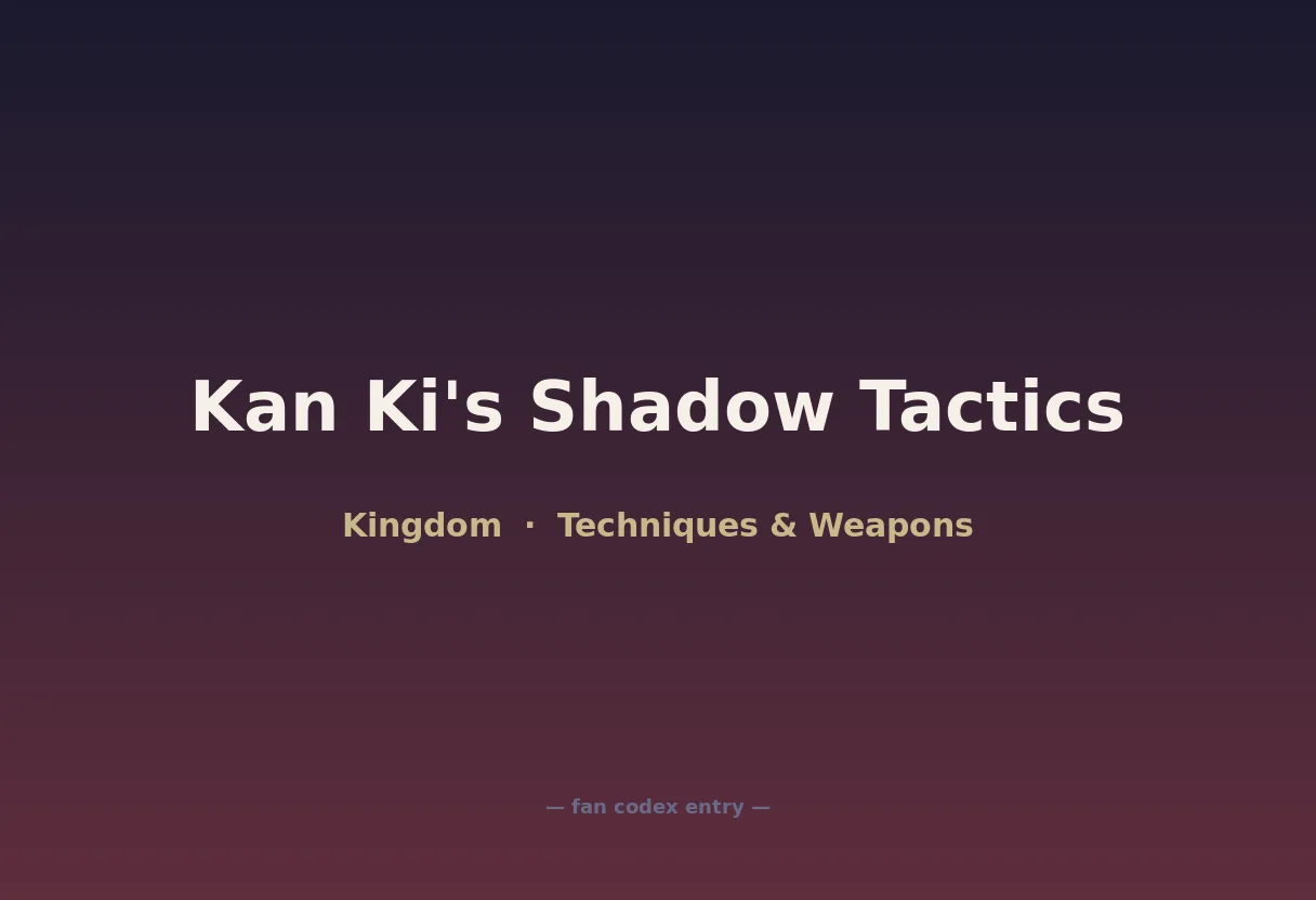 Kan Ki's Shadow Tactics