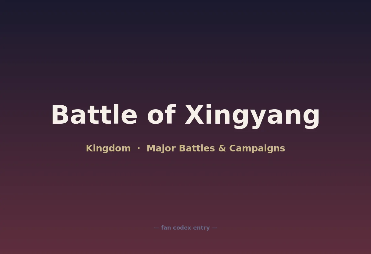Battle of Xingyang